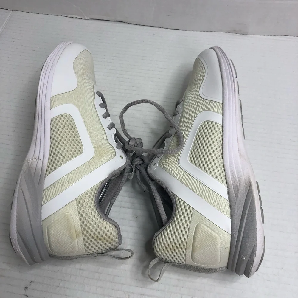 Vionic Sneakers Womens Size 8 White Tan JoJo Ombre Lace-Up Comfort Shoes